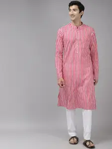 See Designs Men Cotton Striped Kurta