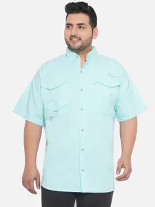 Santonio Men Plus Size Comfort Pure Cotton Casual Shirt