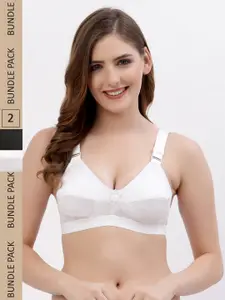 Floret Pack Of 2 Everyday Cotton Non-Padded Bra