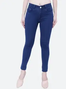 FCK-3 Women Cotton Comfort High-Rise Stretchable Jeans