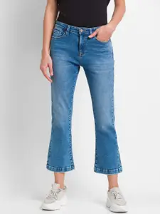 SPYKAR Women Bootcut High-Rise Light Fade Stretchable Jeans