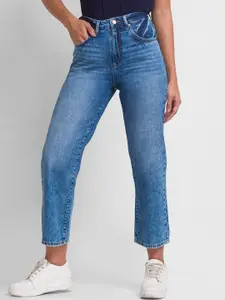 SPYKAR Women Cotton Straight Fit High-Rise Jeans