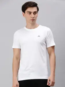 ONN Men Solid Pure Cotton T-shirt