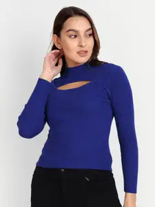 iki chic Women Ribbed Pullover