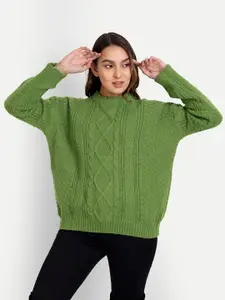 iki chic Women Cable Knit Pullover