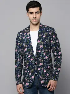 SHOWOFF Men Printed Single-Breasted Slim-Fit Blazer