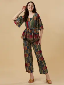 GUFRINA Women Printed Top with Trousers