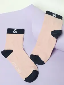 Jack & Jones Men Pack Of 3 Ribbed Calf-Length Cotton Socks