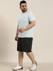 Sztori Men Plus Size Solid Cargo Shorts