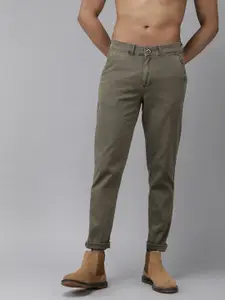 The Roadster Life Co. Men Slim Fit Trousers