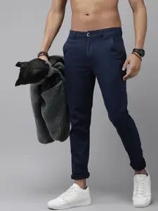 The Roadster Life Co. Men Slim Fit Trousers