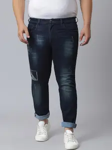Instafab Plus Men Plus Size Jean Relaxed Fit Light Fade Stretchable Jeans