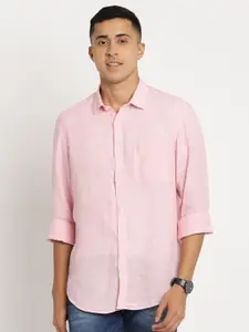 Indian Terrain Men Pure Cotton Chiseled Slim Fit Casual Shirt