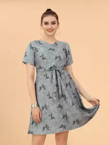 KETAKI FASHION Floral Crepe Dress