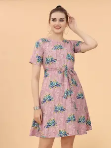 KETAKI FASHION Floral Crepe Dress