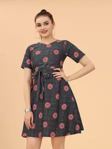 KETAKI FASHION Floral Crepe Dress