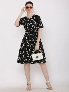 KETAKI FASHION Printed Crepe Dress
