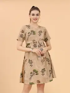 KETAKI FASHION Floral Printed Dress