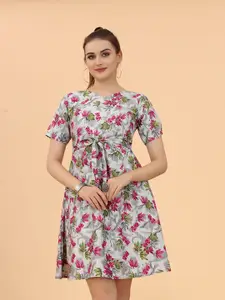 KETAKI FASHION Floral Printed Dress