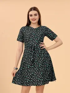 KETAKI FASHION Floral Printed A-Line Dress
