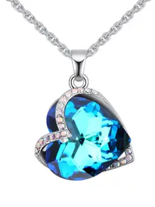 Young & Forever Silver Rhodium-Plated Necklace