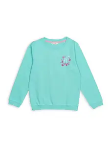 H By Hamleys Girls Printed Cotton Sweatshirt