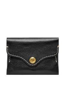 Fossil Women Buckle Detail Leather Envelope