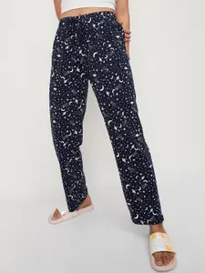 max Women Printed Knitted Lounge Pant