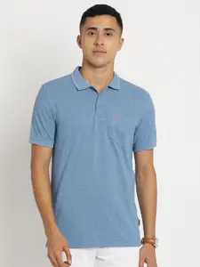 Indian Terrain Men Cotton Polo Collar T-shirt