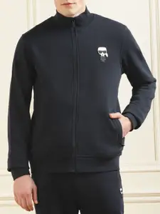 Karl Lagerfeld Men Front-Zipper Sweatshirt