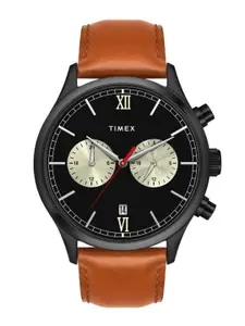 Timex Men Dial & Leather Straps Analogue Watch TWEG19808
