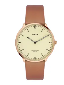 Timex Men Printed Dial & Leather Straps Analogue Watch TWEG22101