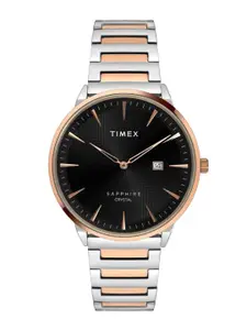 Timex Men Dial & Stainless Steel Bracelet Style Straps Analogue Watch TWEG21905