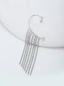 Carlton London Rhodium-Plated Contemporary Ear Cuffs