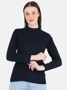 Monte Carlo High Neck Wool Top