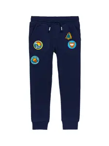 H By Hamleys Boys Printed Pure Cotton Joggers