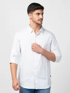 SPYKAR Men Classic Slim Fit Printed Cotton Casual Shirt