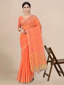 KALINI Floral Zari Net Saree