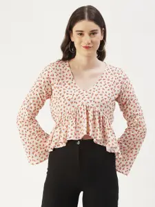 DressBerry Floral Printed Empire Top