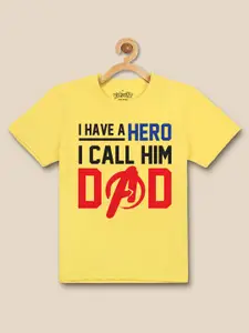 Kids Ville Kids Boys Typography Printed T-shirt