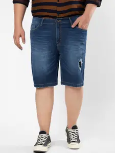 Instafab Plus Men Plus Size Denim Outdoor Denim Shorts