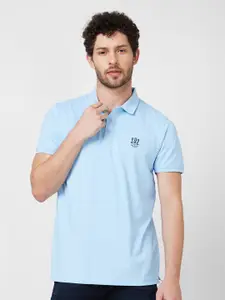 SPYKAR Men Polo Collar Slim Fit Cotton T-shirt
