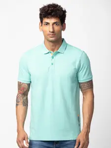 SPYKAR Men Polo Collar Slim Fit  Cotton T-shirt