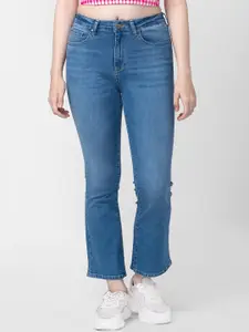 SPYKAR Women Bootcut High-Rise Light Fade Cotton Jeans
