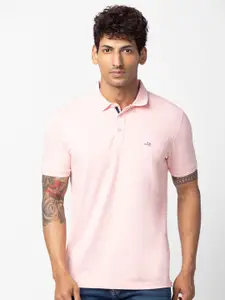 SPYKAR Men Cotton Polo Collar T-shirt