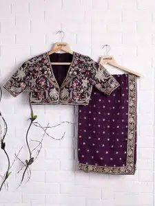 Ethnic Yard  Woven Design Zari Pure Silk Saree