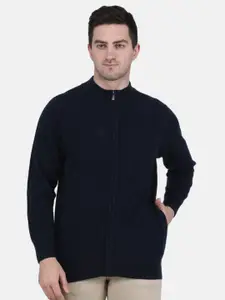 Monte Carlo Men Cashmere Wool Pullover with Zip Detail