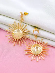 Bellofox Gold-Plated Contemporary Drop Earrings