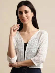 UnaOne Women Crop Shrug
