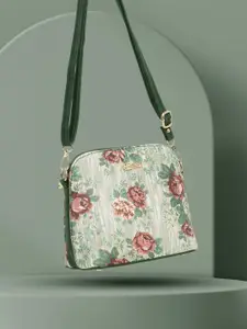 Exotic Floral Printed Sling Bag Handbags